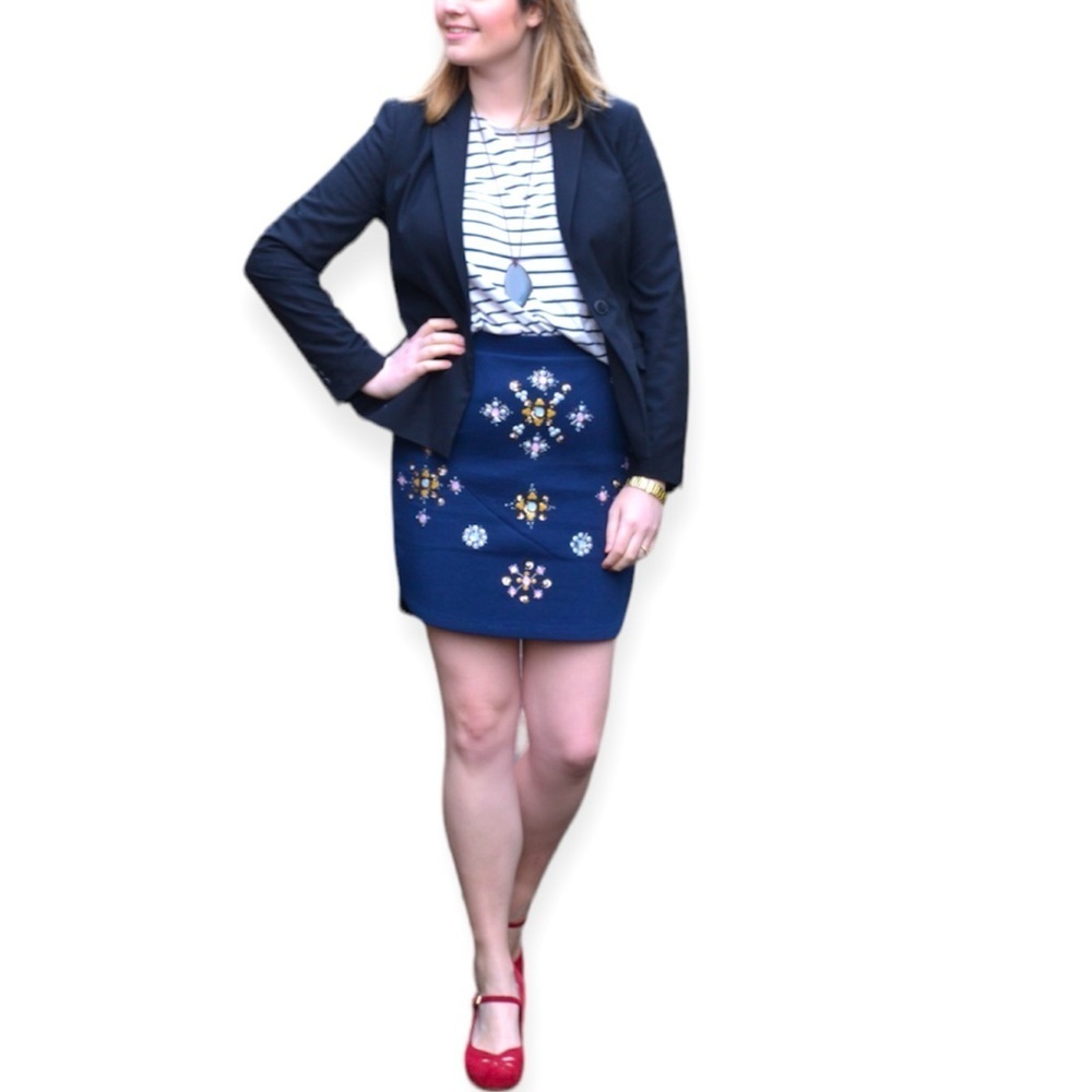 H&M Embellished‎ Mini Skirt​​​​
